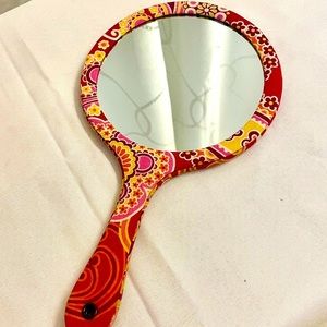 Vera Bradley Hand Held Mirror Salon Mirror